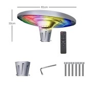 Hardoll 1200W Solar UFO Light